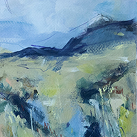 On Uneven Ground / Tir Anwastad 38x38cm £480